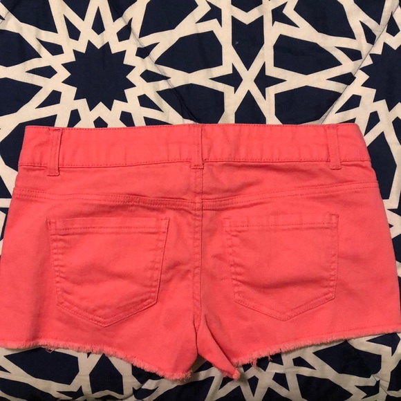 Pink, Denim shorts - Picture 2 of 2